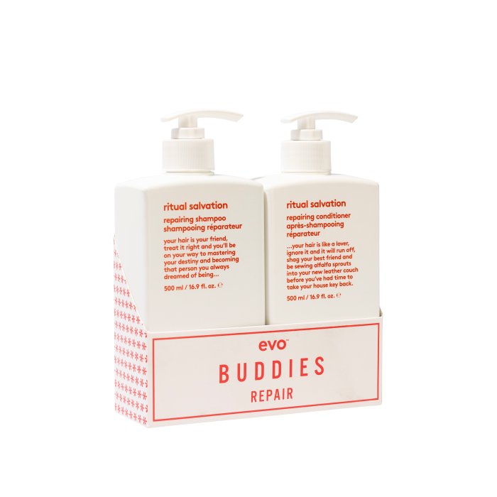 EVO BUDDIES REPAIR: RITUAL SALVATION šampūnas + kondicionierius