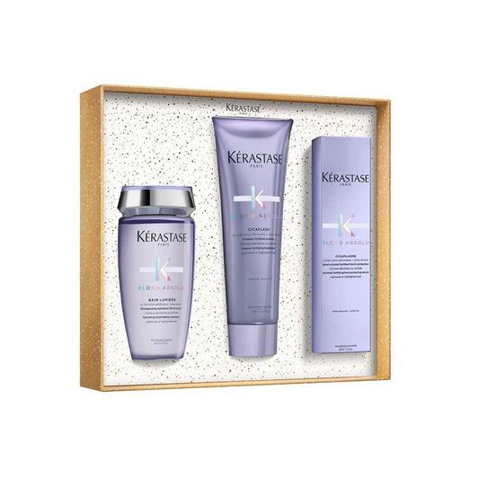 Kérastase Blond Absolu Holiday Gift SET šventinis produktų rinkinys 250ml+ 250ml+ 150ml