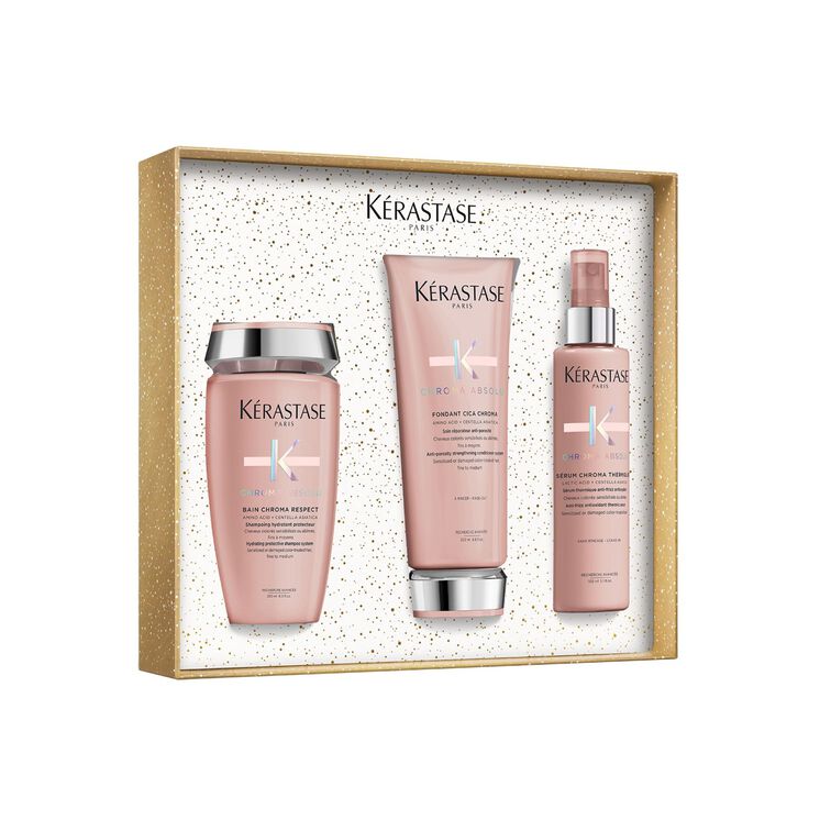 Kérastase Chroma Absolu Holiday Gift Set produktų rinkinys 250ml+ 200ml+ 150ml