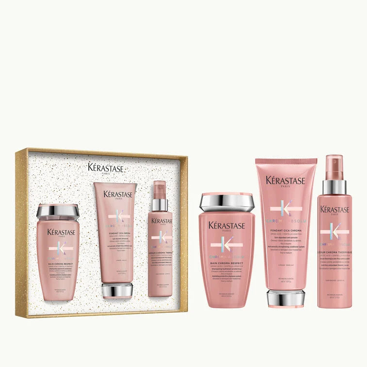 Kérastase Chroma Absolu Holiday Gift Set produktų rinkinys 250ml+ 200ml+ 150ml