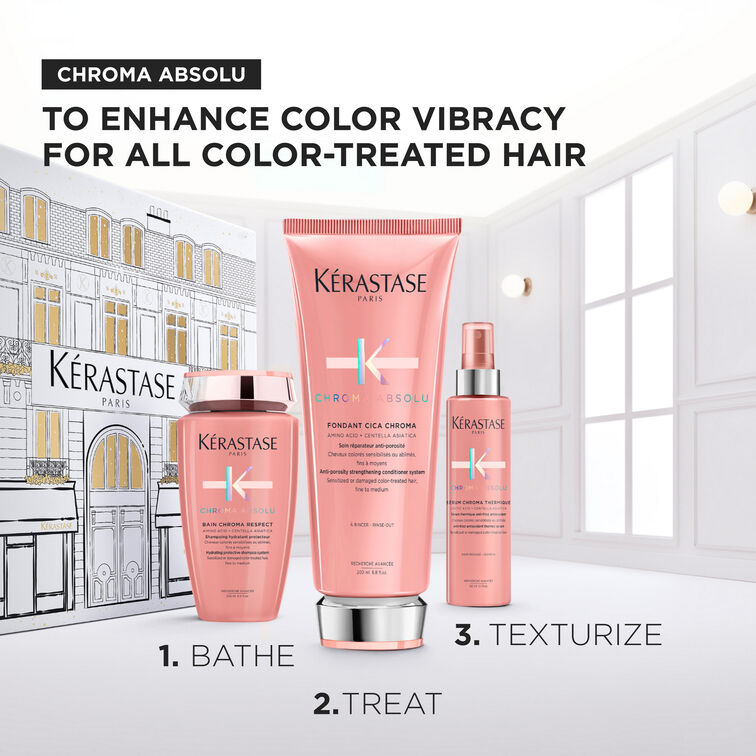 Kérastase Chroma Absolu Holiday Gift Set produktų rinkinys 250ml+ 200ml+ 150ml
