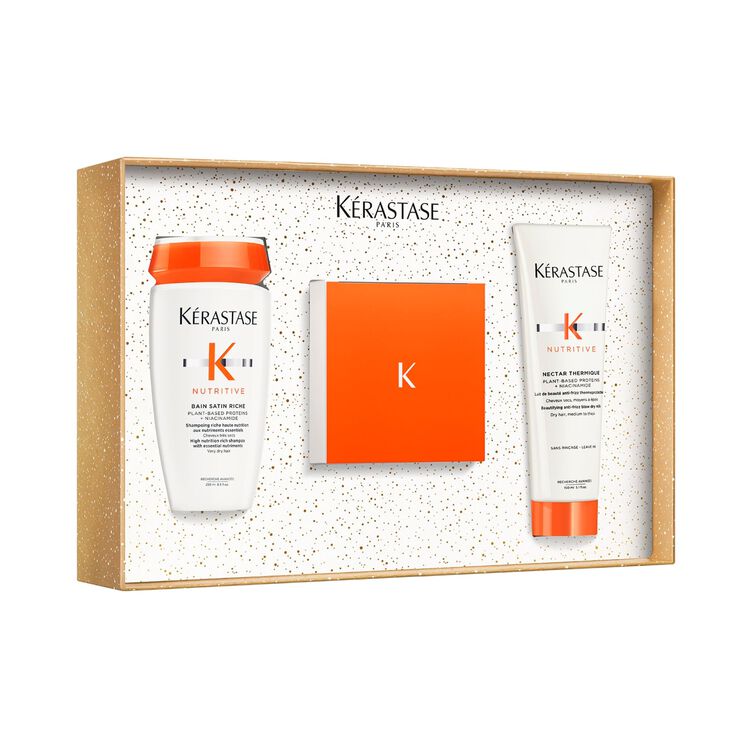 Kérastase Nutritive Masque Holiday Gift Set šventinis produktų rinkinys 250ml+ 200ml+ 150ml