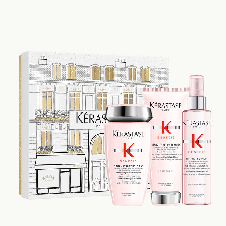 Kérastase Genesis Fondant Holiday Gift Set produktų rinkinys 250ml+ 200ml+ 150ml