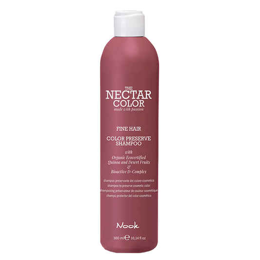 Nook nectar color šampūnas ploniems plaukams