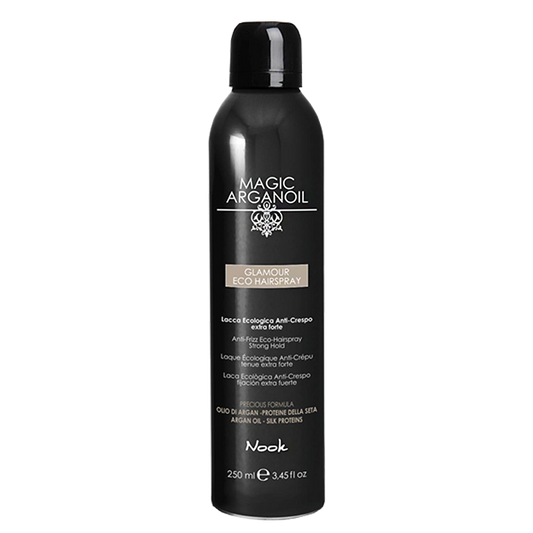Nook magic arganoil GLAMOUR ECO stiprios fiksacijos lakas