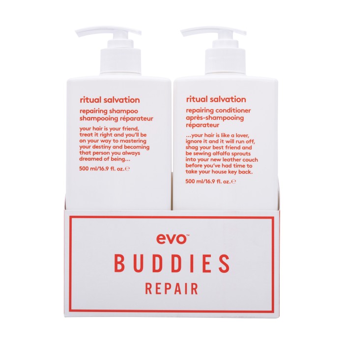 EVO BUDDIES REPAIR: RITUAL SALVATION šampūnas + kondicionierius
