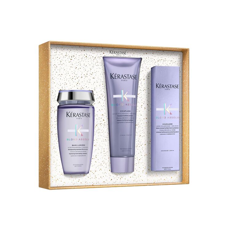Kérastase Blond Absolu Holiday Gift SET šventinis produktų rinkinys 250ml+ 250ml+ 150ml