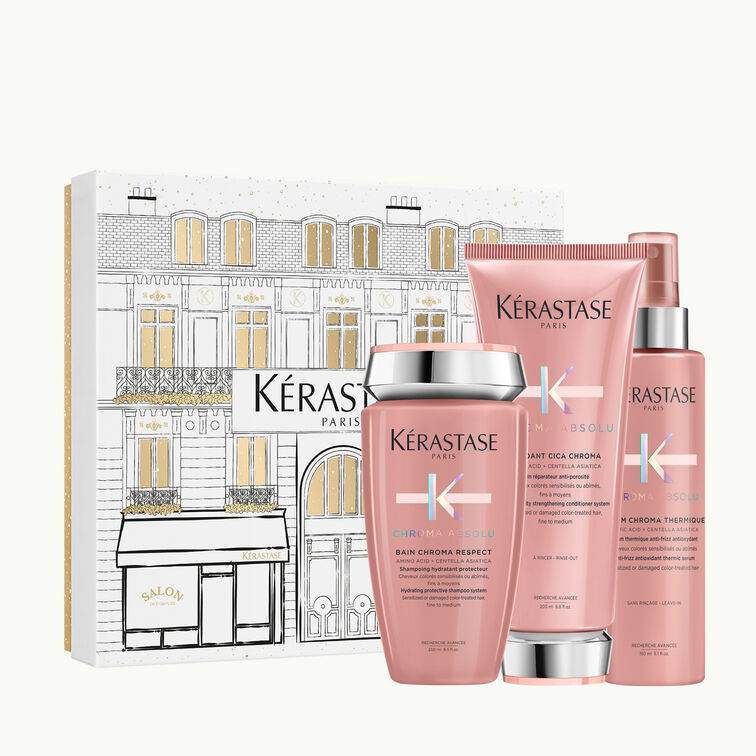 Kérastase Chroma Absolu Holiday Gift Set produktų rinkinys 250ml+ 200ml+ 150ml