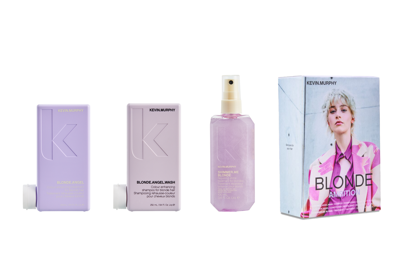 KEVIN.MURPHY BLONDE.AMBITION Rinkinys šviesintų plaukų priežiūrai