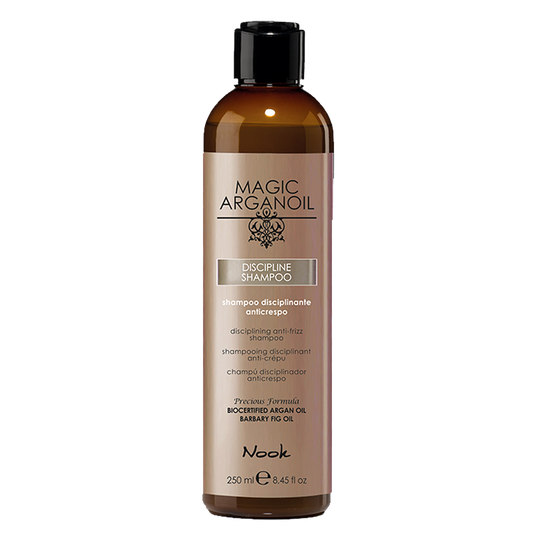 Nook magic arganoil DISCIPLINE plaukus suvaldantis šampūnas