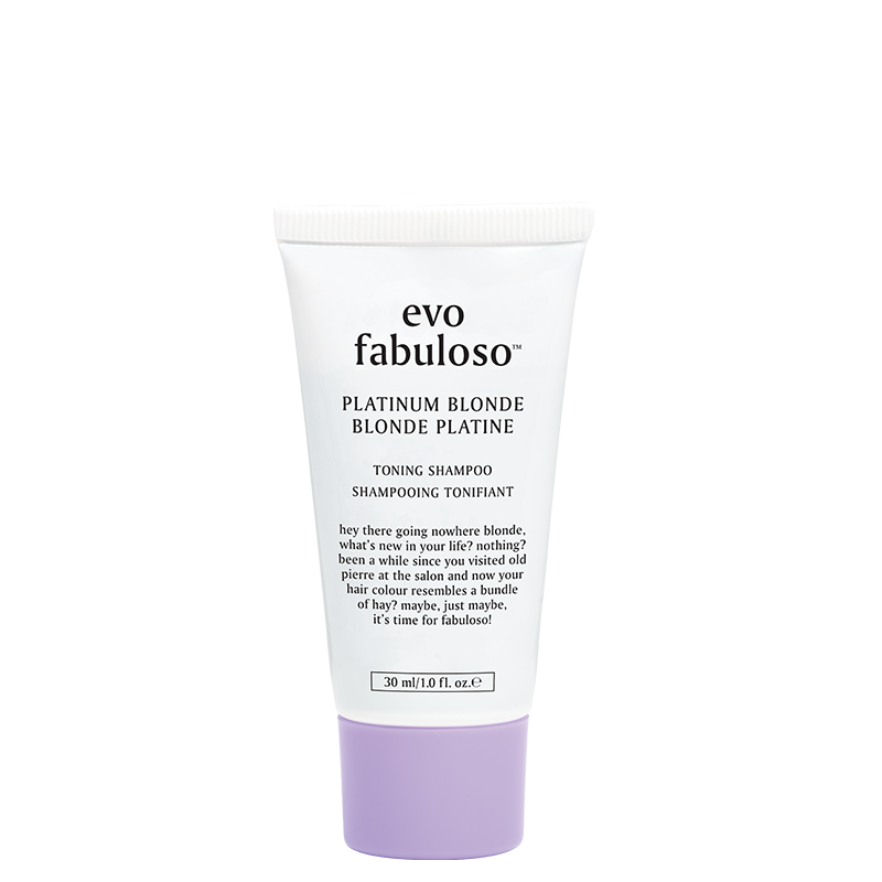 evo fabuloso platinum blonde mini tonavimo šampūnas