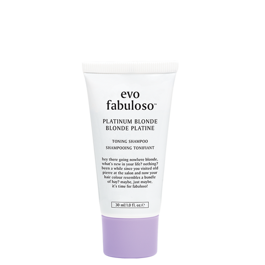 evo fabuloso platinum blonde mini tonavimo šampūnas